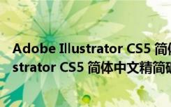 Adobe Illustrator CS5 简体中文精简破解版（Adobe Illustrator CS5 简体中文精简破解版功能简介）