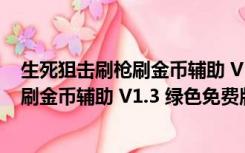 生死狙击刷枪刷金币辅助 V1.3 绿色免费版（生死狙击刷枪刷金币辅助 V1.3 绿色免费版功能简介）