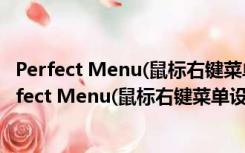 Perfect Menu(鼠标右键菜单设置) V4.2 绿色汉化版（Perfect Menu(鼠标右键菜单设置) V4.2 绿色汉化版功能简介）