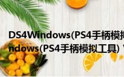 DS4Windows(PS4手柄模拟工具) V1.5.9 汉化版（DS4Windows(PS4手柄模拟工具) V1.5.9 汉化版功能简介）