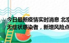 今日最新疫情实时消息 北京昌平区新增7名确诊病例和1名无症状感染者，新增风险点位公布