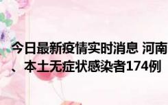 今日最新疫情实时消息 河南11月5日新增本土确诊病例16例、本土无症状感染者174例