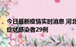 今日最新疫情实时消息 河北11月5日新增确诊病例1例、无症状感染者29例