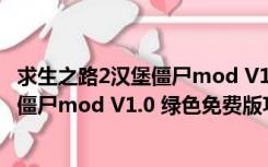 求生之路2汉堡僵尸mod V1.0 绿色免费版（求生之路2汉堡僵尸mod V1.0 绿色免费版功能简介）