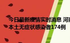 今日最新疫情实时消息 河南昨日新增本土确诊病例16例、本土无症状感染者174例