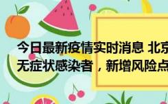 今日最新疫情实时消息 北京昌平区新增7名确诊病例和1名无症状感染者，新增风险点位公布