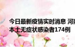 今日最新疫情实时消息 河南昨日新增本土确诊病例16例、本土无症状感染者174例