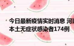 今日最新疫情实时消息 河南昨日新增本土确诊病例16例、本土无症状感染者174例