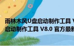 雨林木风U盘启动制作工具 V8.0 官方最新版（雨林木风U盘启动制作工具 V8.0 官方最新版功能简介）