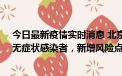 今日最新疫情实时消息 北京昌平区新增7名确诊病例和1名无症状感染者，新增风险点位公布