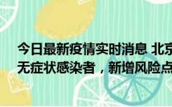 今日最新疫情实时消息 北京昌平区新增7名确诊病例和1名无症状感染者，新增风险点位公布