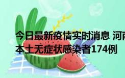 今日最新疫情实时消息 河南昨日新增本土确诊病例16例、本土无症状感染者174例