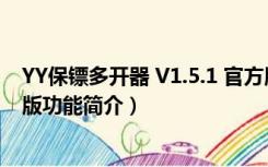 YY保镖多开器 V1.5.1 官方版（YY保镖多开器 V1.5.1 官方版功能简介）