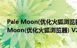 Pale Moon(优化火狐浏览器) V28.7.2 官方最新版（Pale Moon(优化火狐浏览器) V28.7.2 官方最新版功能简介）