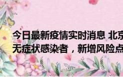 今日最新疫情实时消息 北京昌平区新增7名确诊病例和1名无症状感染者，新增风险点位公布