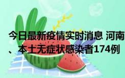 今日最新疫情实时消息 河南11月5日新增本土确诊病例16例、本土无症状感染者174例