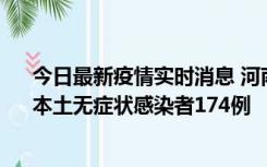 今日最新疫情实时消息 河南昨日新增本土确诊病例16例、本土无症状感染者174例