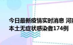 今日最新疫情实时消息 河南昨日新增本土确诊病例16例、本土无症状感染者174例