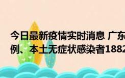 今日最新疫情实时消息 广东11月6日新增本土确诊病例224例、本土无症状感染者1882例