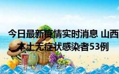 今日最新疫情实时消息 山西11月6日新增本土确诊病例22例、本土无症状感染者53例