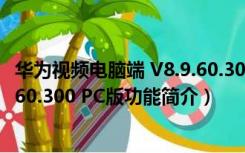 华为视频电脑端 V8.9.60.300 PC版（华为视频电脑端 V8.9.60.300 PC版功能简介）