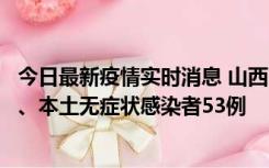 今日最新疫情实时消息 山西11月6日新增本土确诊病例22例、本土无症状感染者53例