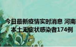 今日最新疫情实时消息 河南11月5日新增本土确诊病例16例、本土无症状感染者174例