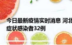 今日最新疫情实时消息 河北11月6日新增确诊病例1例、无症状感染者32例