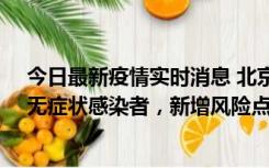 今日最新疫情实时消息 北京昌平区新增7名确诊病例和1名无症状感染者，新增风险点位公布