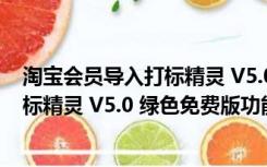 淘宝会员导入打标精灵 V5.0 绿色免费版（淘宝会员导入打标精灵 V5.0 绿色免费版功能简介）