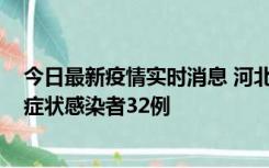 今日最新疫情实时消息 河北11月6日新增确诊病例1例、无症状感染者32例