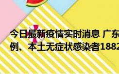 今日最新疫情实时消息 广东11月6日新增本土确诊病例224例、本土无症状感染者1882例