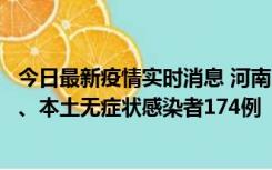 今日最新疫情实时消息 河南11月5日新增本土确诊病例16例、本土无症状感染者174例