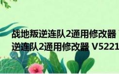 战地叛逆连队2通用修改器 V522174 绿色免费版（战地叛逆连队2通用修改器 V522174 绿色免费版功能简介）