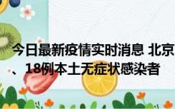 今日最新疫情实时消息 北京11月6日新增41例本土确诊病例、18例本土无症状感染者
