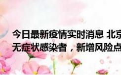 今日最新疫情实时消息 北京昌平区新增7名确诊病例和1名无症状感染者，新增风险点位公布