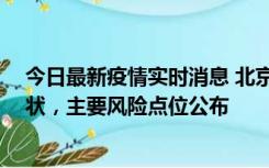 今日最新疫情实时消息 北京通州区新增1例确诊和2例无症状，主要风险点位公布