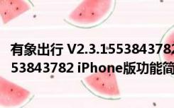 有象出行 V2.3.1553843782 iPhone版（有象出行 V2.3.1553843782 iPhone版功能简介）