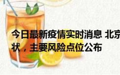 今日最新疫情实时消息 北京通州区新增1例确诊和2例无症状，主要风险点位公布