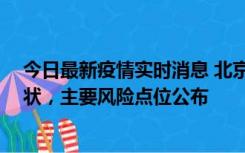 今日最新疫情实时消息 北京通州区新增1例确诊和2例无症状，主要风险点位公布