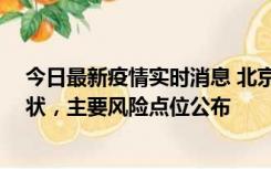 今日最新疫情实时消息 北京通州区新增1例确诊和2例无症状，主要风险点位公布