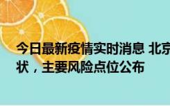 今日最新疫情实时消息 北京通州区新增1例确诊和2例无症状，主要风险点位公布