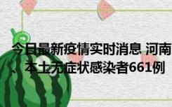 今日最新疫情实时消息 河南11月7日新增本土确诊病例86例、本土无症状感染者661例