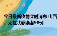 今日最新疫情实时消息 山西11月7日新增本土确诊病例33例、无症状感染者98例