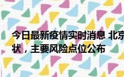 今日最新疫情实时消息 北京通州区新增1例确诊和2例无症状，主要风险点位公布