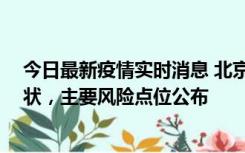 今日最新疫情实时消息 北京通州区新增1例确诊和2例无症状，主要风险点位公布