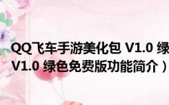 QQ飞车手游美化包 V1.0 绿色免费版（QQ飞车手游美化包 V1.0 绿色免费版功能简介）