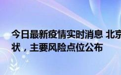 今日最新疫情实时消息 北京通州区新增1例确诊和2例无症状，主要风险点位公布