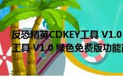 反恐精英CDKEY工具 V1.0 绿色免费版（反恐精英CDKEY工具 V1.0 绿色免费版功能简介）