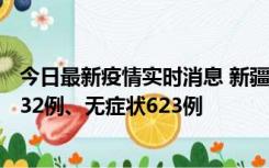 今日最新疫情实时消息 新疆维吾尔自治区11月7日新增确诊32例、无症状623例